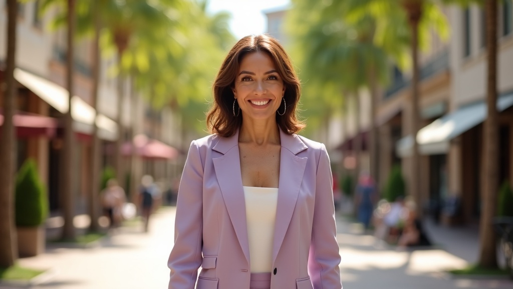Professional woman at Market Street showing natural volume restoration from collagen stimulator treatment