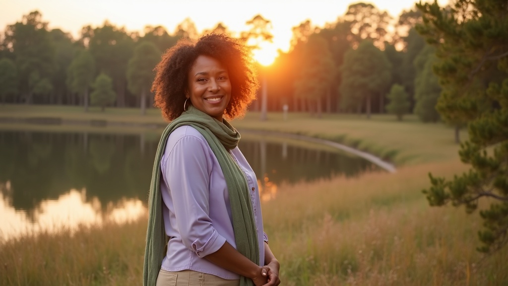Adult patient enjoying time outdoors at Rob Fleming Park